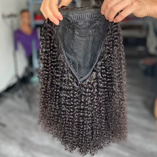 Casual Classy Unique Half Cap Headgear Wig Long Curls