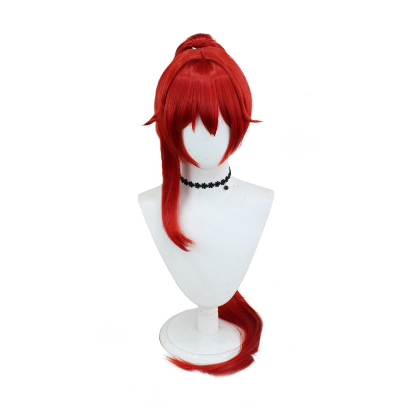 Lin Simulation Scalp Top Tiger Mouth Cos Wig