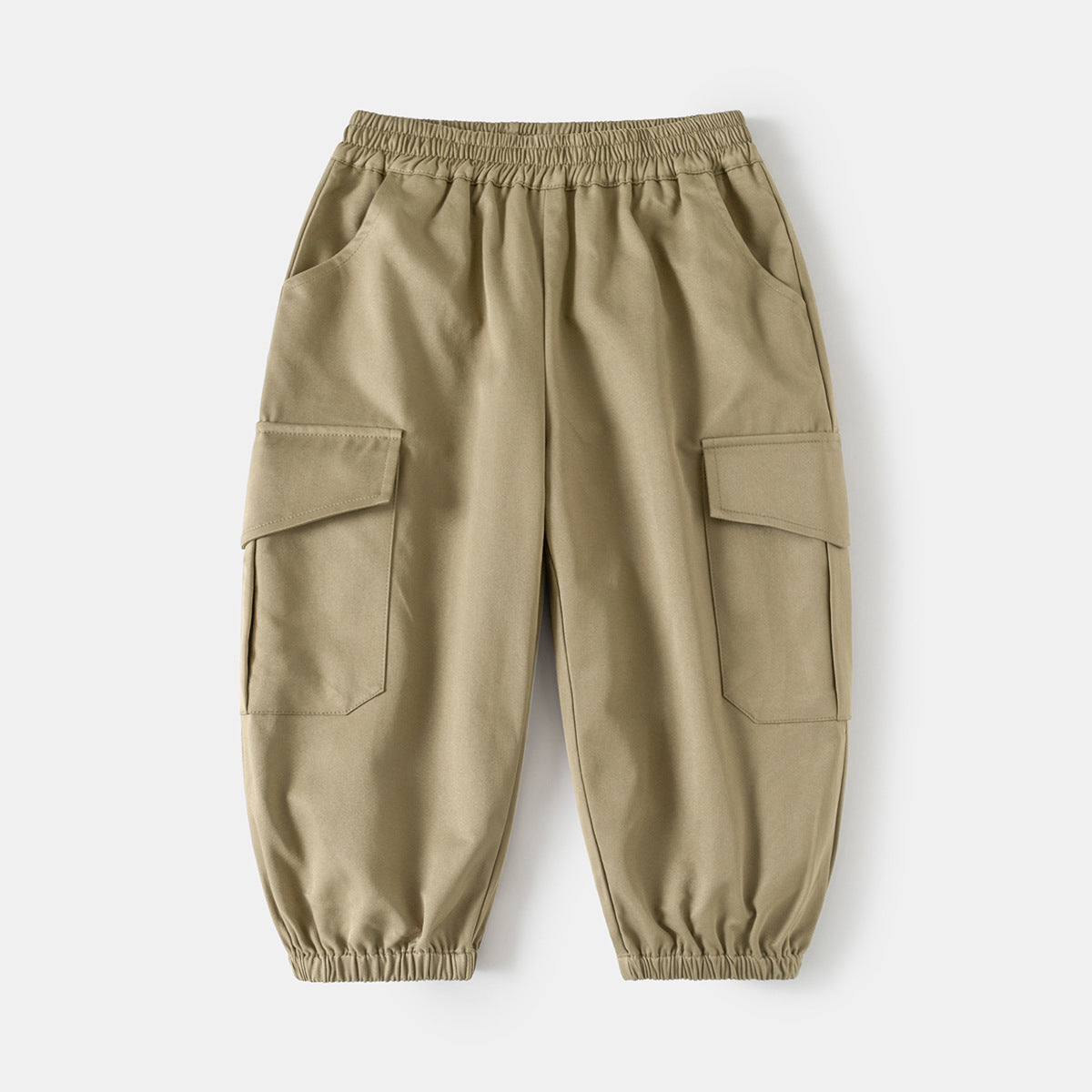 Korean Style Three-dimensional Double Pocket Casual Children's Pants