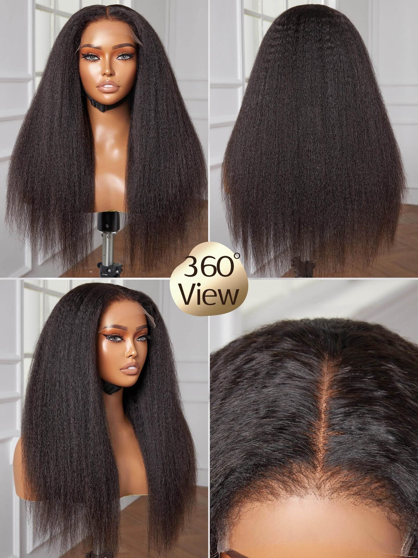 Charming Women's African Mid-length Synthetic Wigs Wig Long Curls