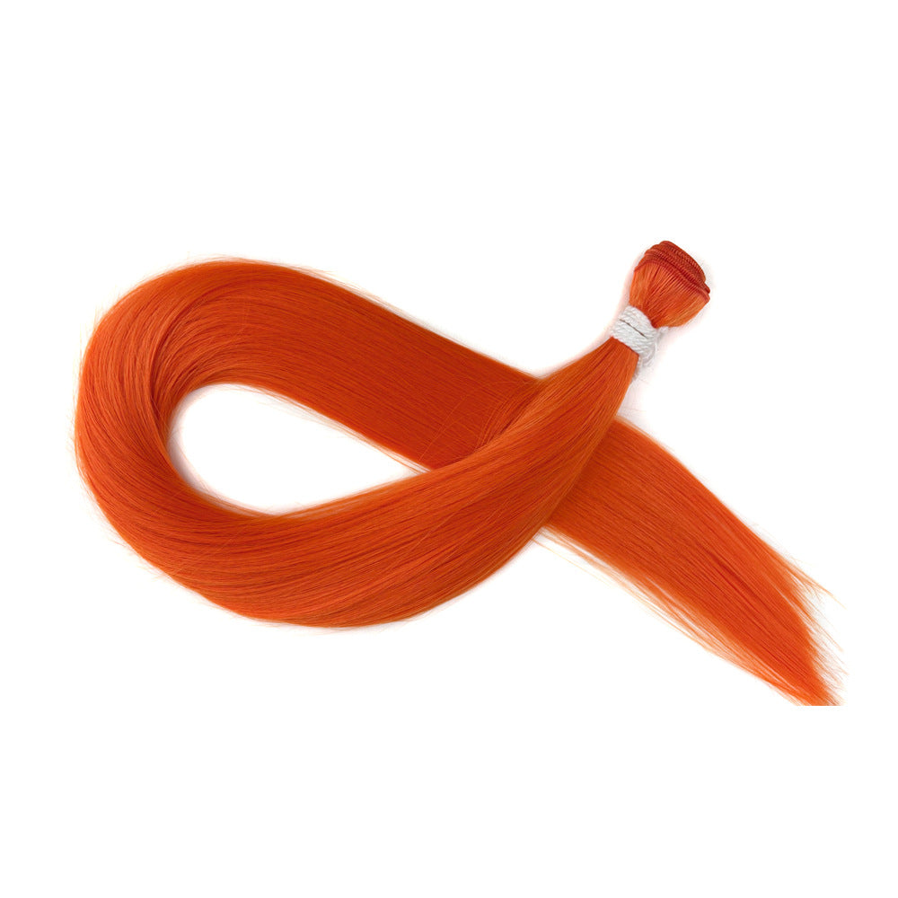 Classy Beautiful African Weft Hair Extension Long Straight Wig