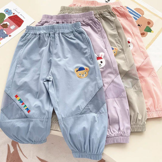 Women's & Men's Stretch Air Conditioning Class Summer Bloomers Children's Pants