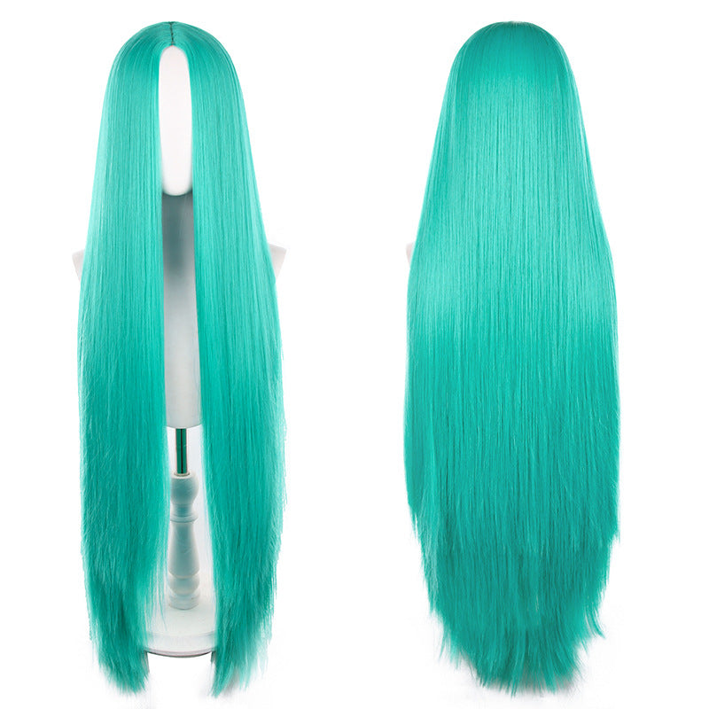 Mid-length Universal Long Straight Scalp Style Cos Wig