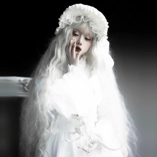 Women's Curly Hair Mori Style Lolita Small Simulation Wig Long Curls