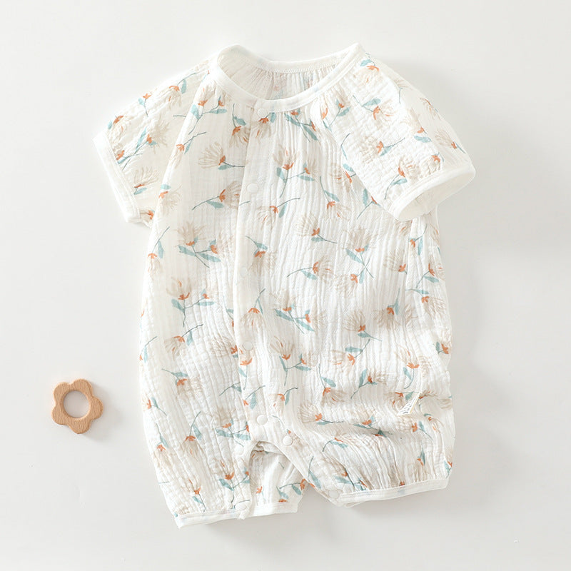 Gauze Jumpsuit Born Clothes Cotton Thin Jumpsuit, Climbing Suit