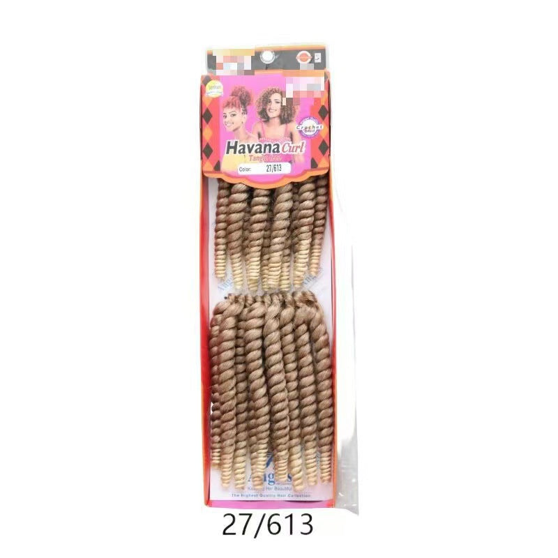Spring Small Curly Hair Low Temperature Silk Chemical Fiber Wig Long Curls