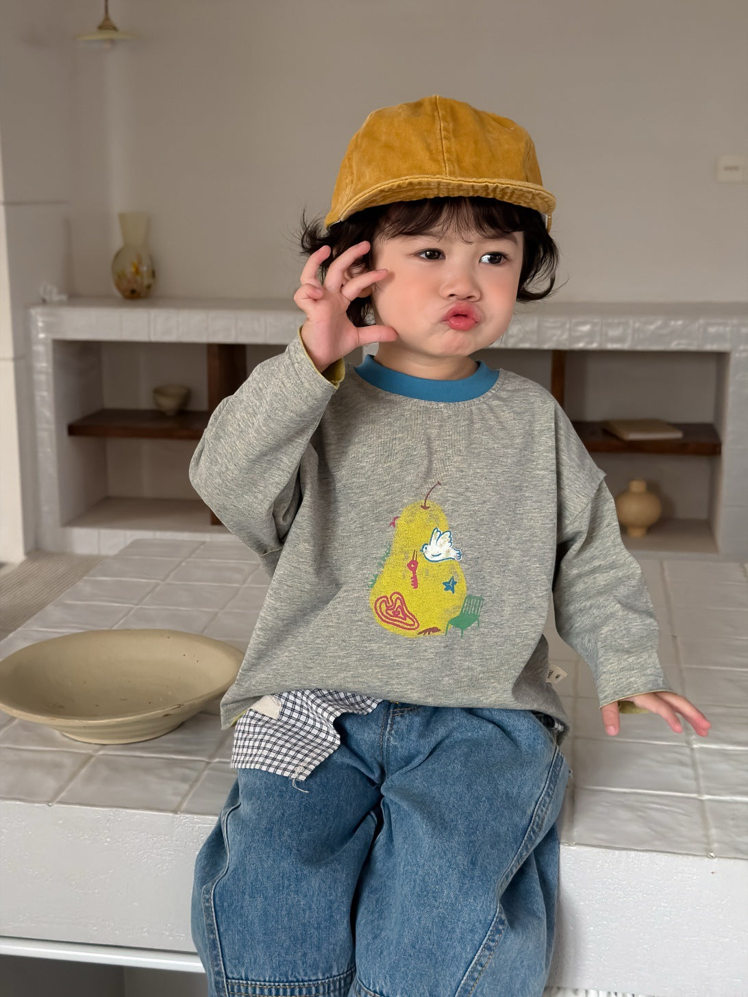 Children's Korean Style Spring Clothing Boy's Hoody Children's Suit