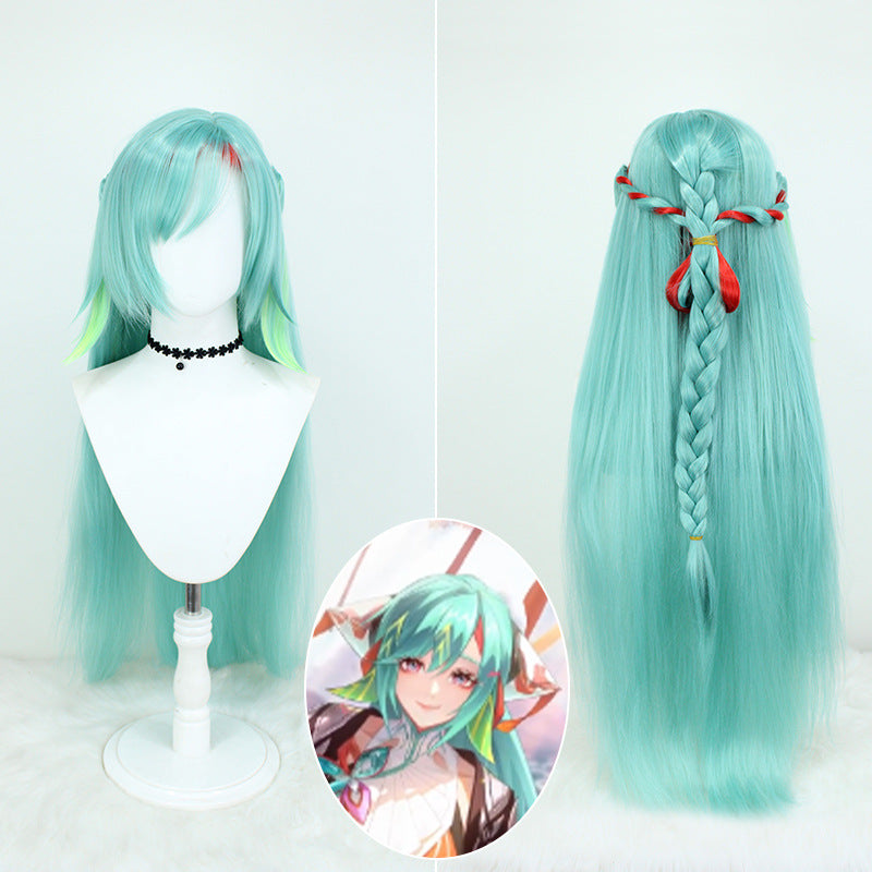 Hero Glory Corn Stigma Fluffy Scalp Puffy Silk Cos Wig