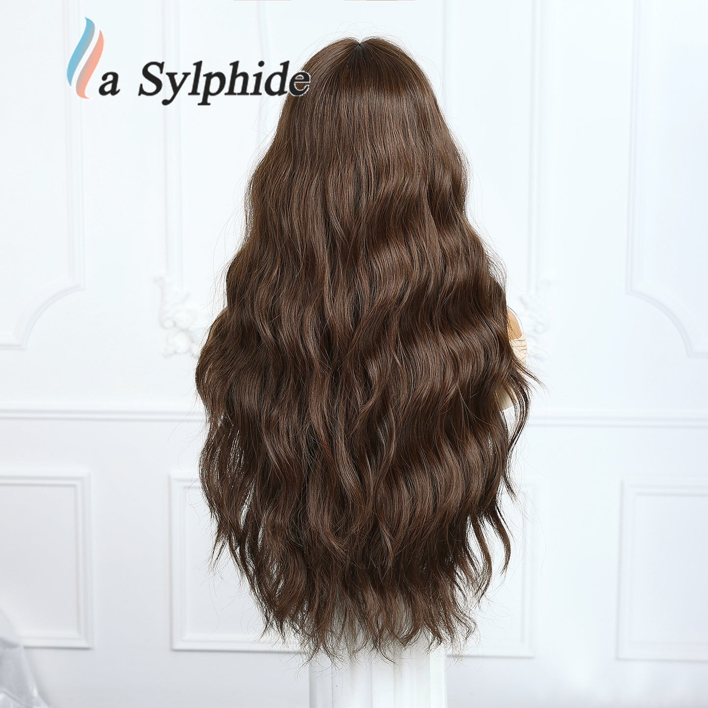 Female Mesh Beauty Curly Hair Natural Wig Long Curls