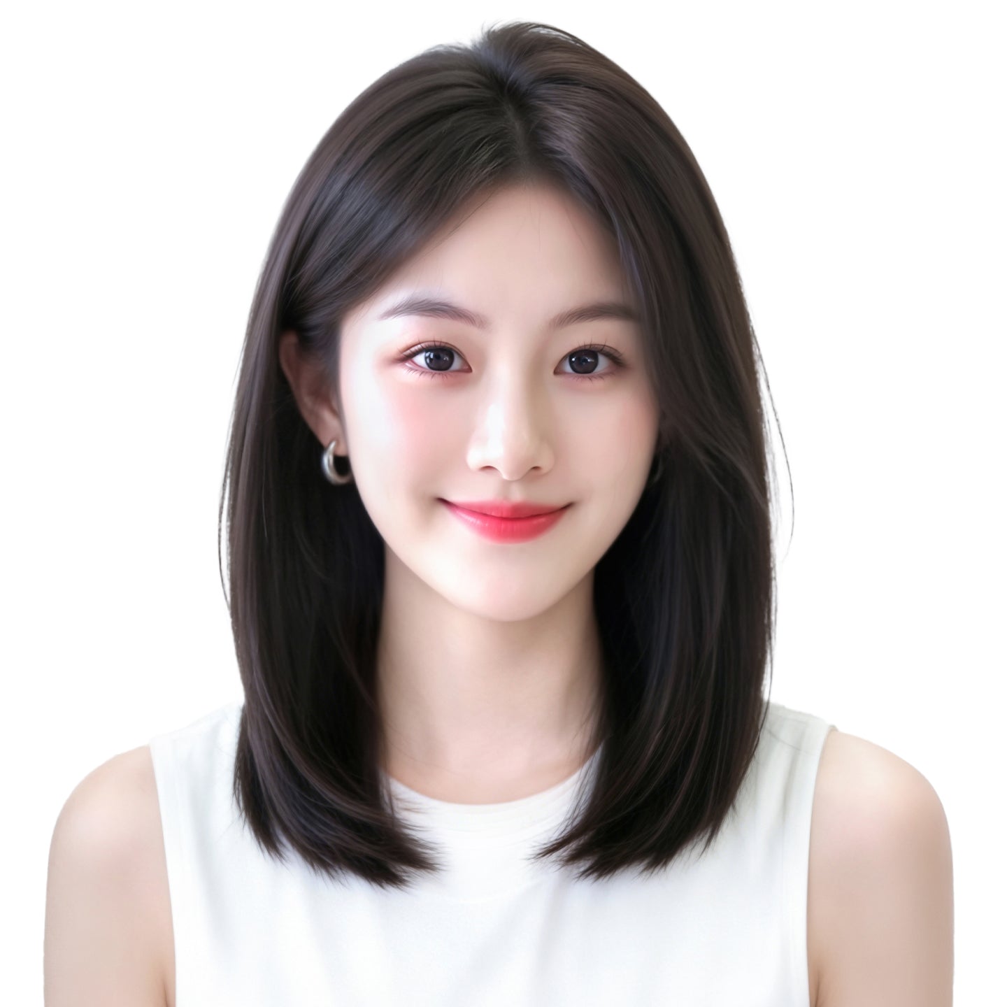 Female Top Cover Gray Hair All Real Wig
