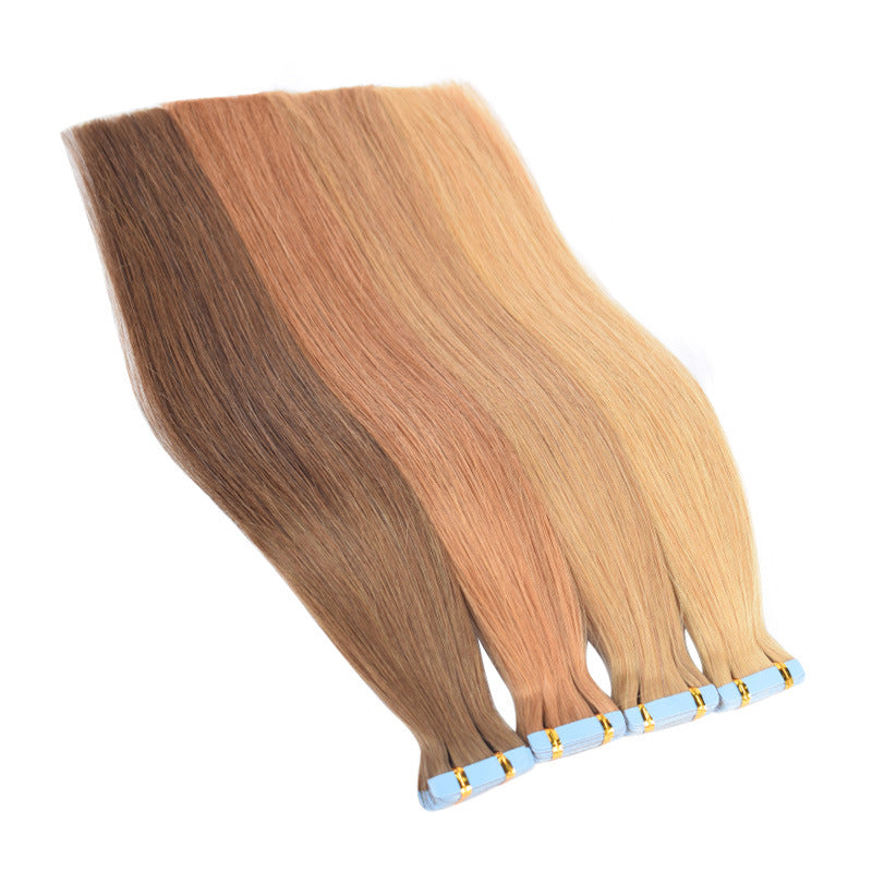 Comfortable Popular Extension Full Human Film Real Hair Wig
