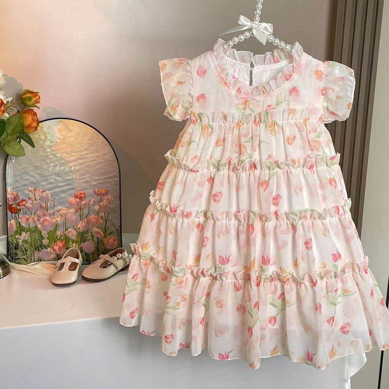 Children's Summer Fashionable Skirt Super Fairy Clothing Children's Dress