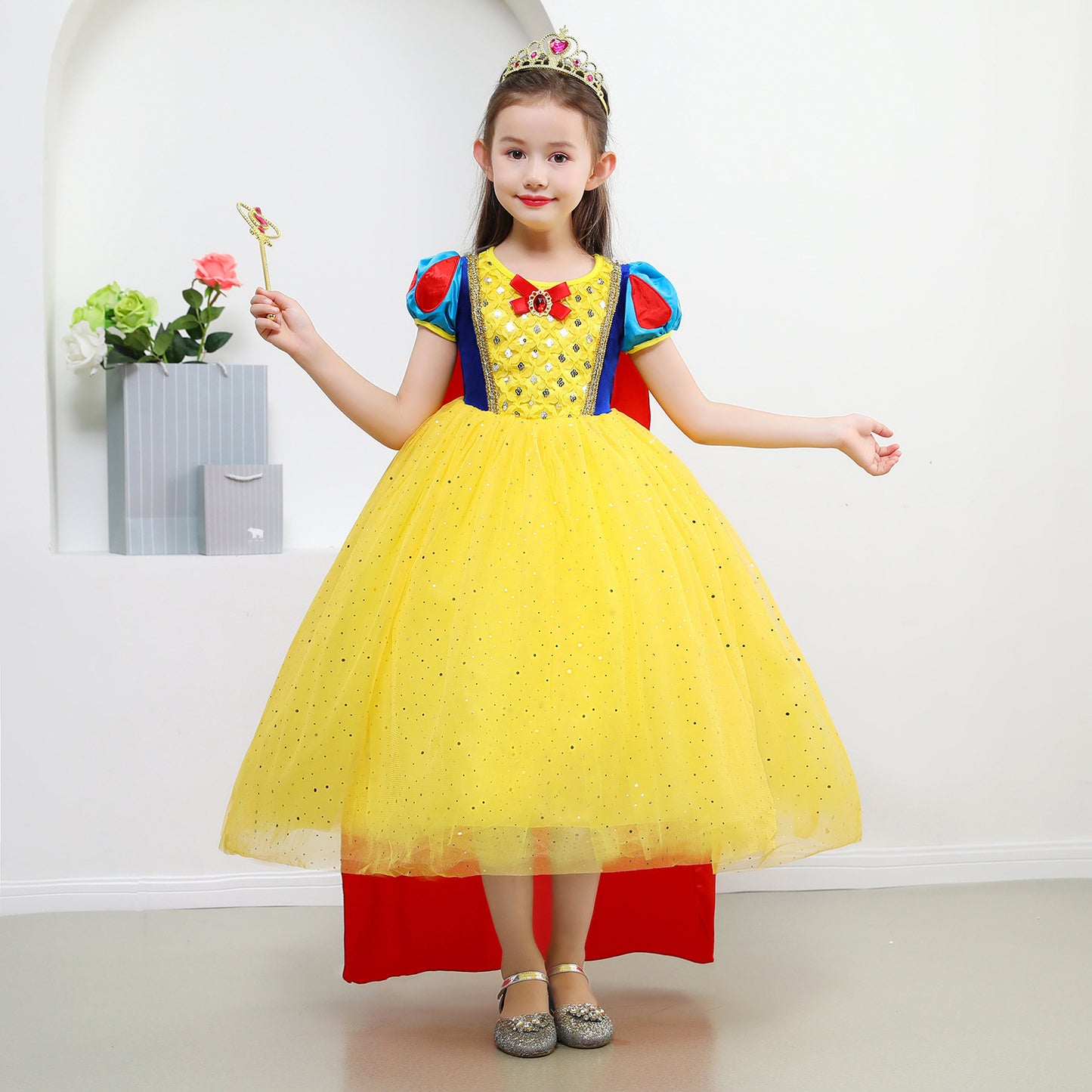 Children's Christmas Clothing Female Skirt Princess Performance Children's Dress