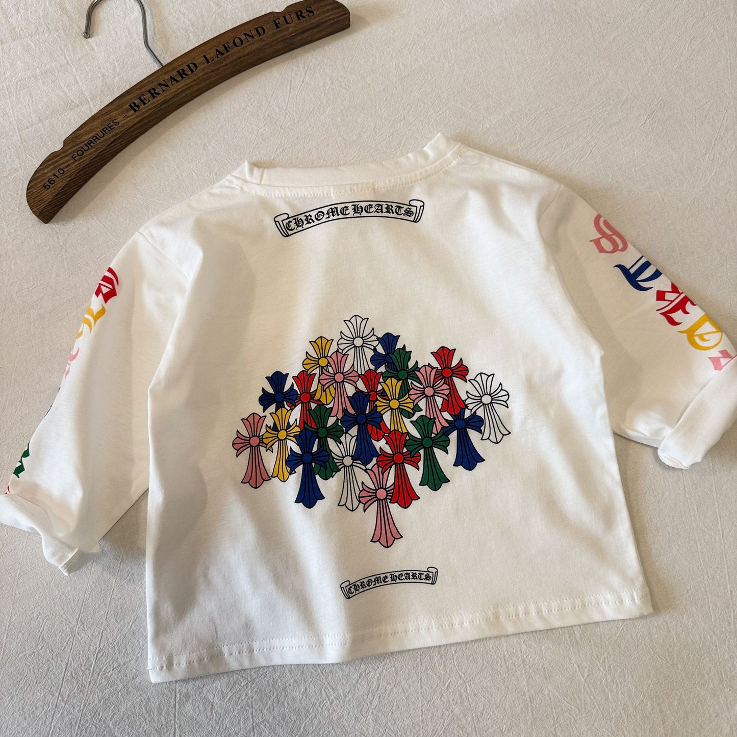 Men's & Children's Spring Korean Round Neck Top Little Children's T-shirt