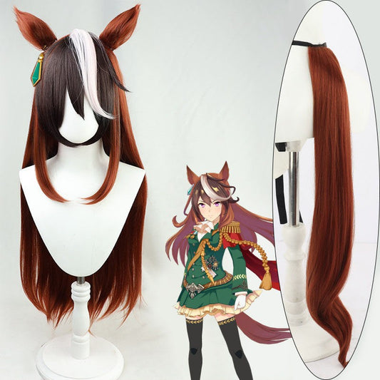 Man Horse Racing Mother Lu Duo Cos Wig