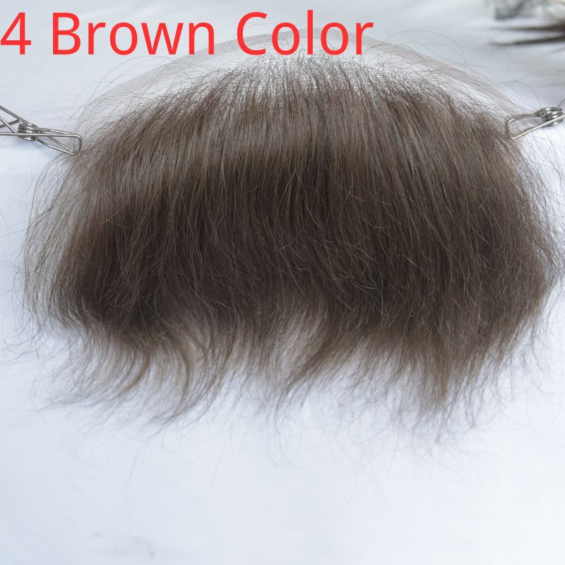 Transparent Net Lace Hairline Natural Real Human Wig Bangs