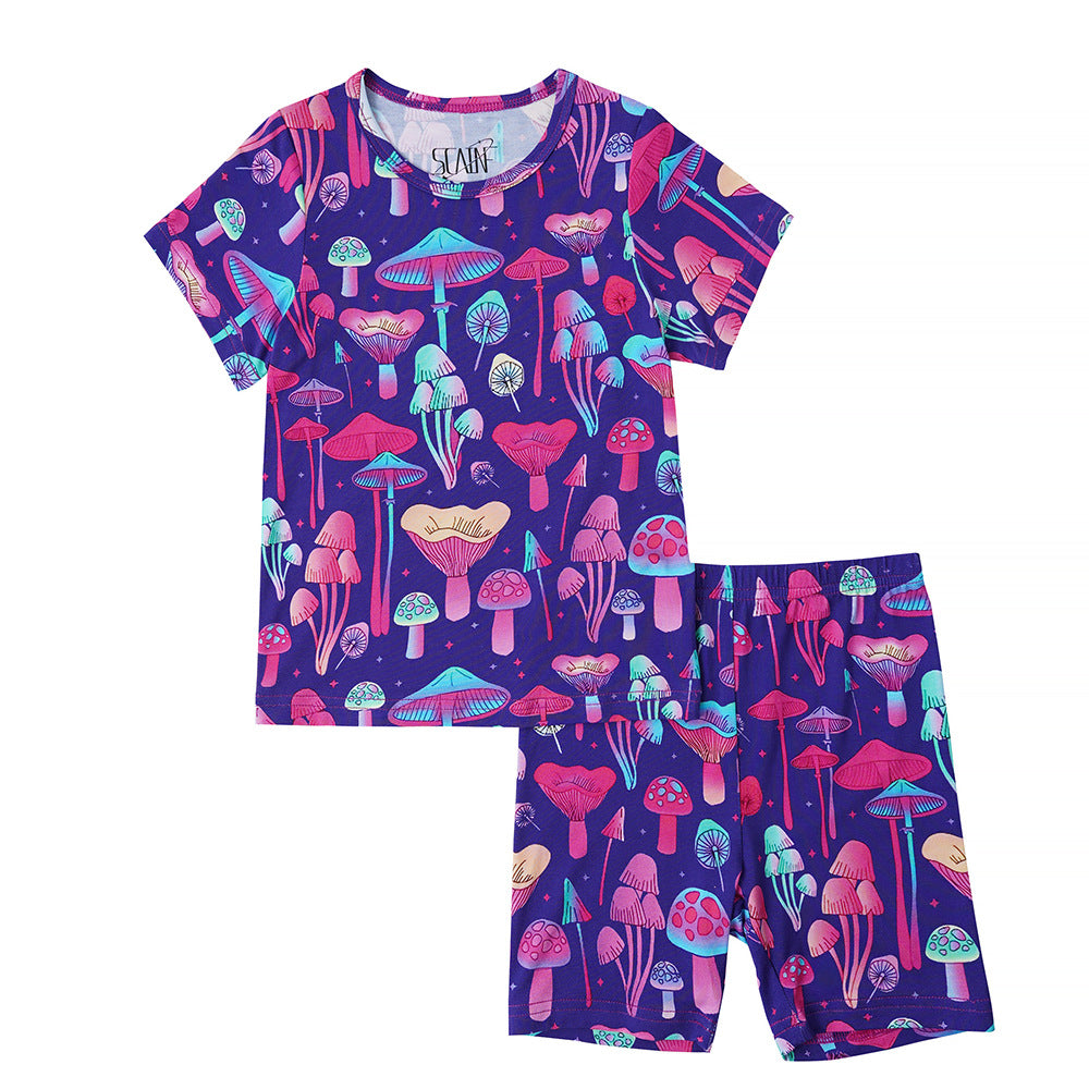 Children's Boys Air Conditioning Clothes Home Wear Thin Children's Suit