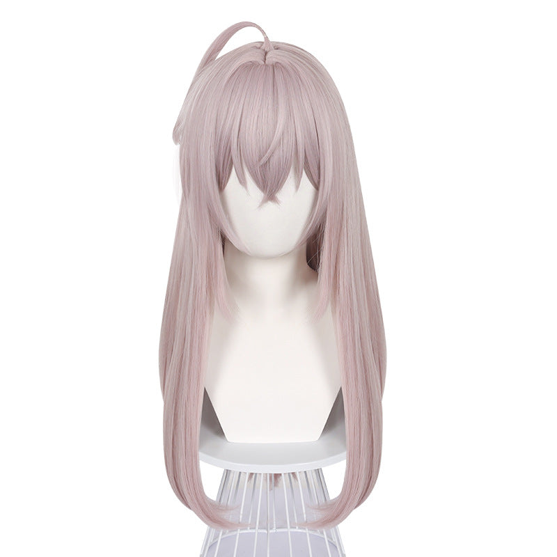 Classmate Clara Light Pink Long Hair Simulation Cos Wig