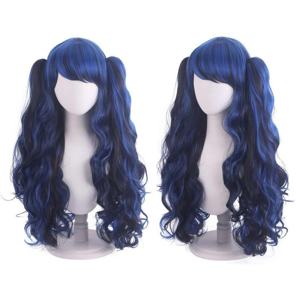 Anime Lolita Jaws Clamp Pair Ponytail Sheath Cos Wig