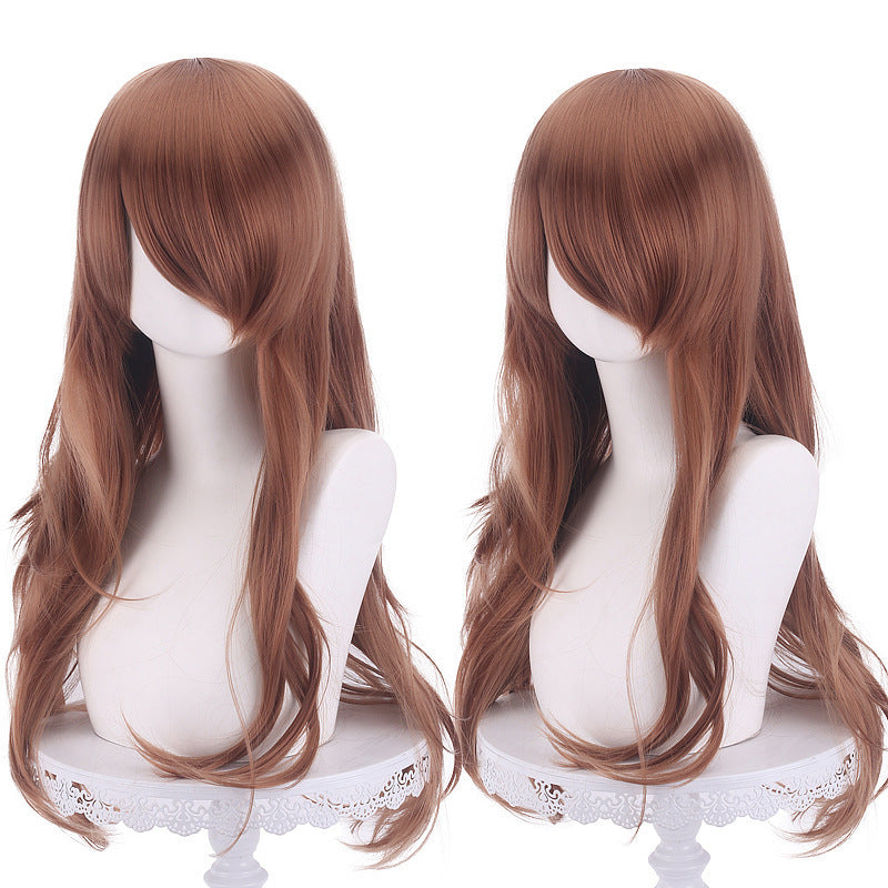 Anime Universal Long Curly Hair Micro Cos Wig