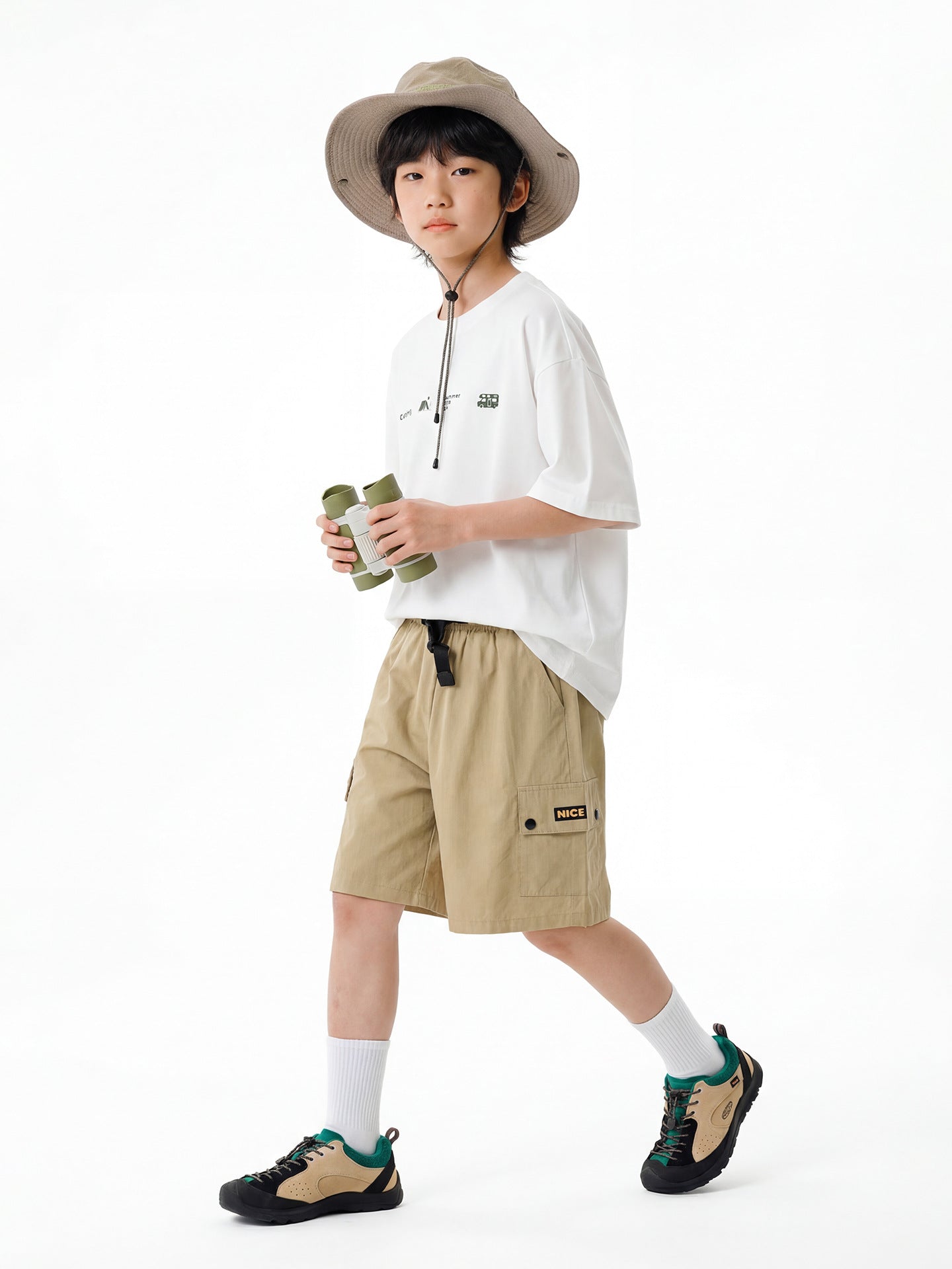 Children's Style Boys Cool Feeling Short-sleeved Medium Children's T-shirt