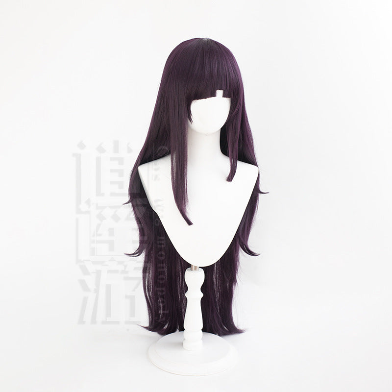 Free Travel Sin Wood Mandarin Orange Artificial Human Scalp Cos Wig