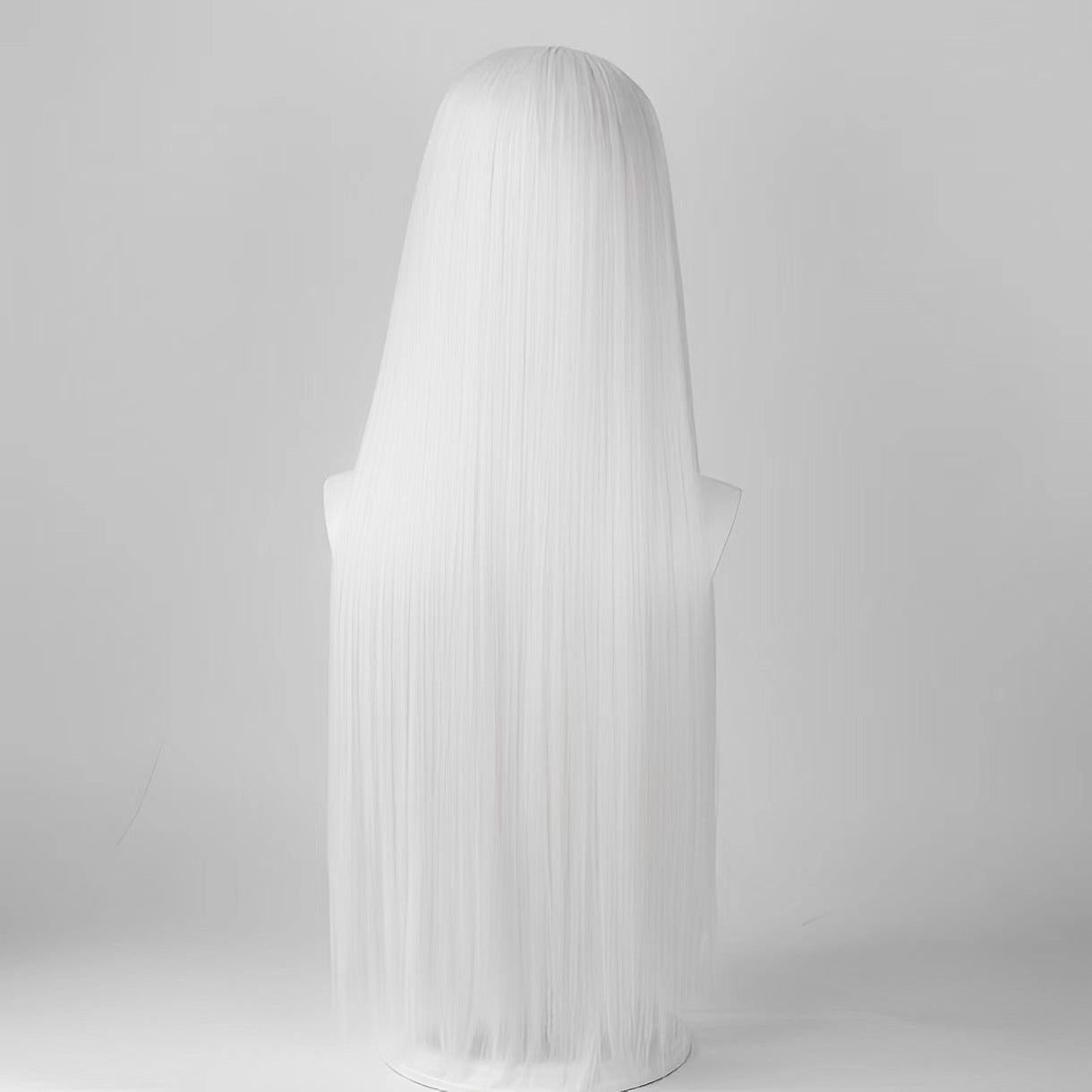Film Television Black White Gray Universal Beauty Pointed Head Cover Cos Wig