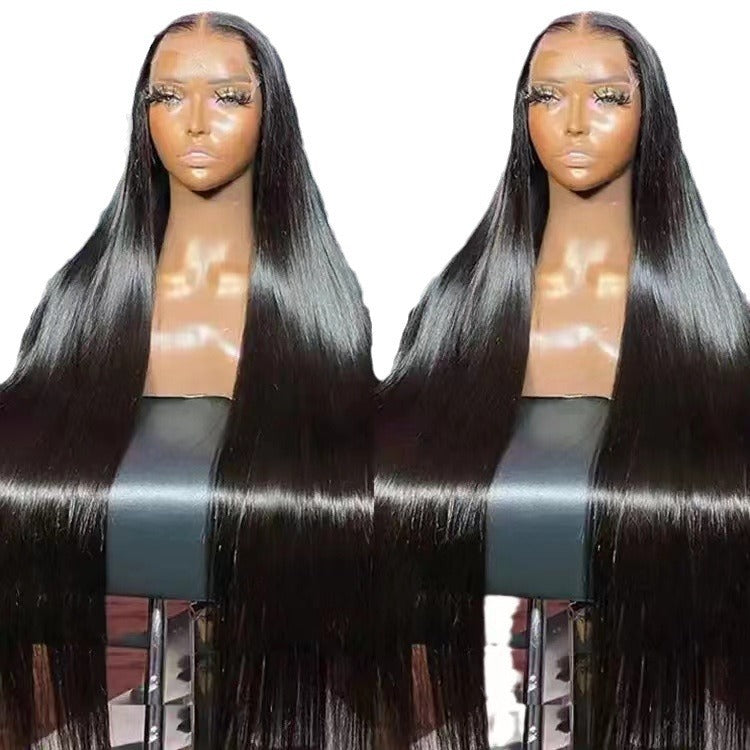 Lace Mid-length Hair Fashion Natural Realistic Synthetic Long Straight Wig