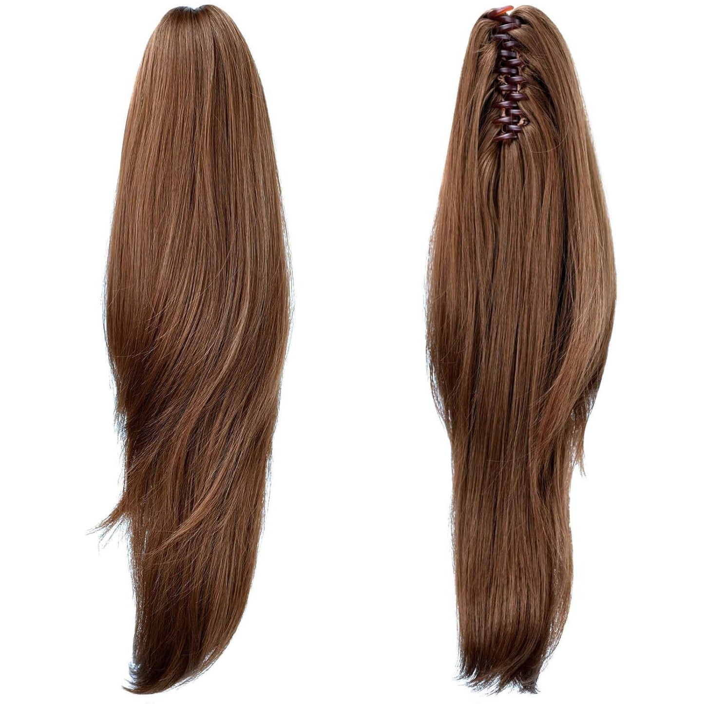 Mid-length Fiber Jaws Clamp Grip High Female Lazy Wig Ponytail
