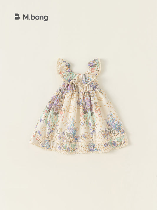 Children's Clothing Summer French Style Floral Skirt Children's Dress
