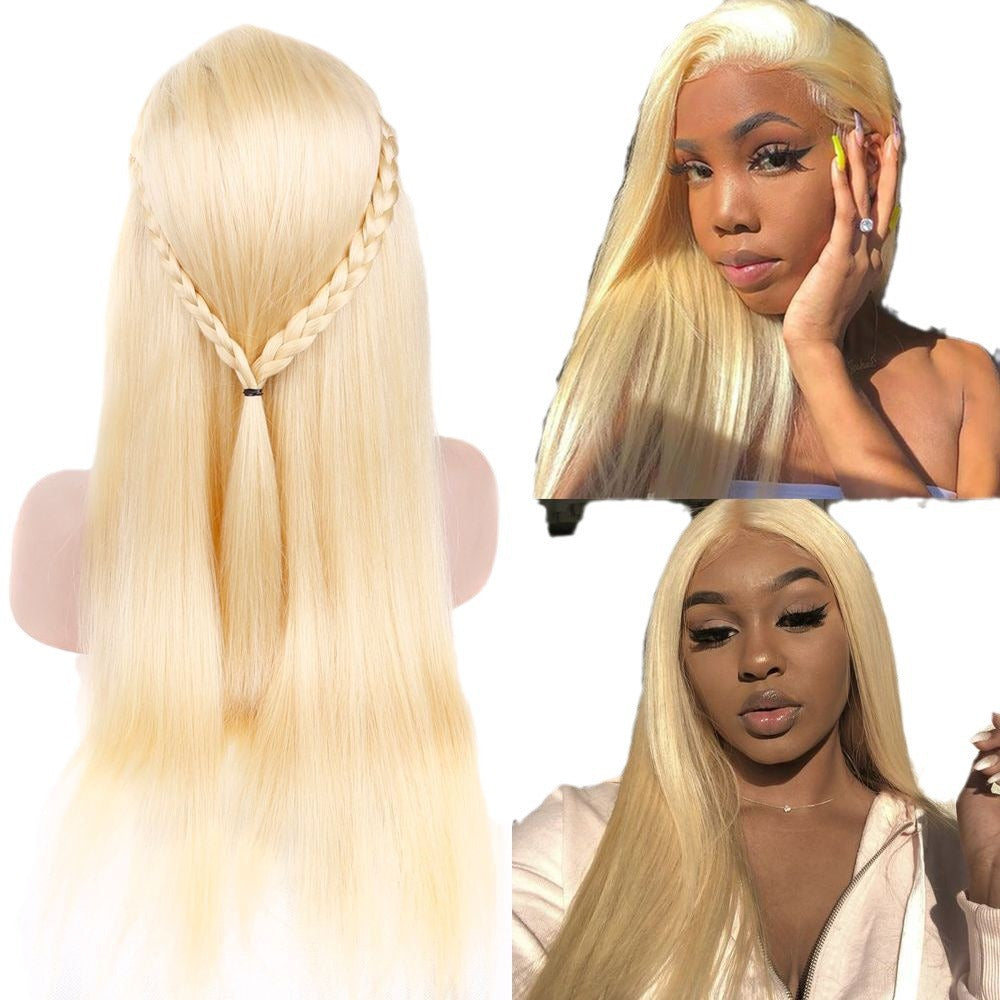 Front Lace Natural Realistic Daily Use Black Long Straight Wig