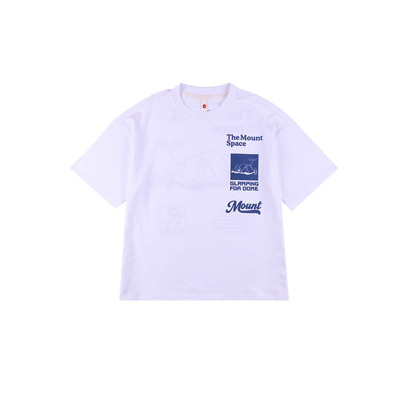 Men's & Children's Summer Outdoor Short-sleeved Cool Teens Tops Children's T-shirt