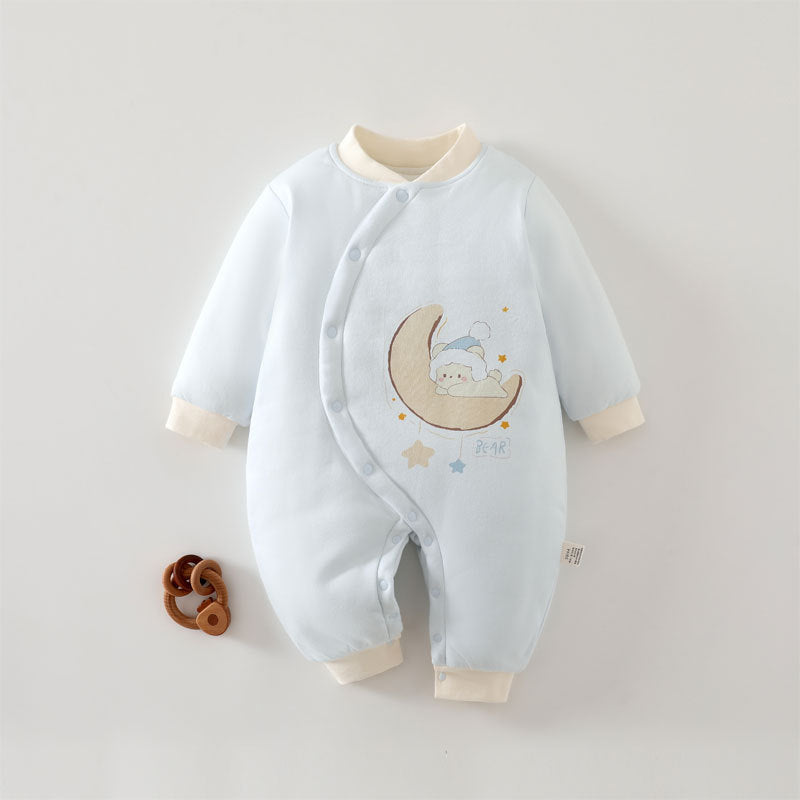 Thickened Winter Cotton Jumpsuit Thermal Quilted Jumpsuit, Climbing Suit