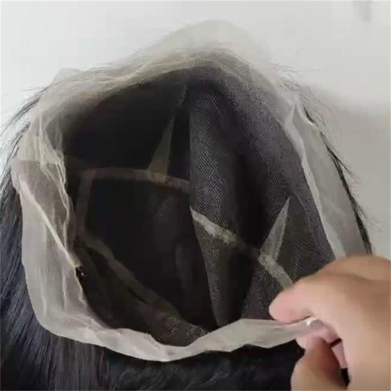 Casual Charming Popular Human Lace Hood Real Hair Wig