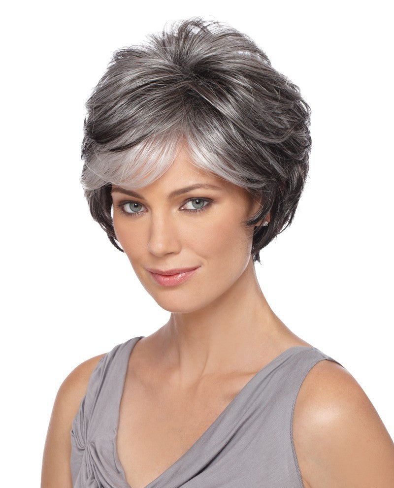 Women's Various Styles Light Golden Brown Curly Wig Short Straight Hair