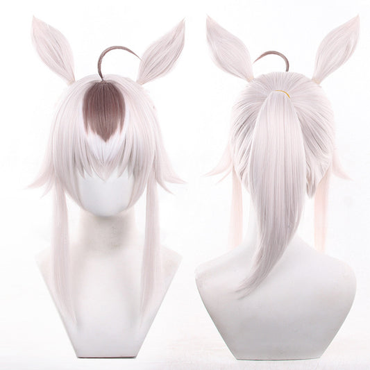 Lu Mao Cinderella Little Chestnut Hat One-piece Hair Tie With Cos Wig