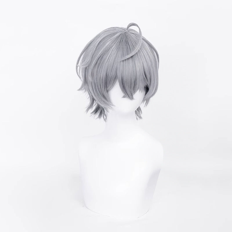 Cardamom District Zero Male Master Rope Props Gray Cos Wig