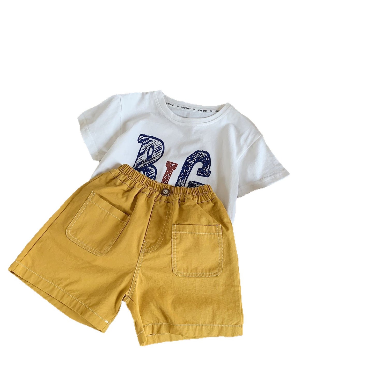 Children's Summer Korean Style Bright Line Cotton Casual Children's Pants