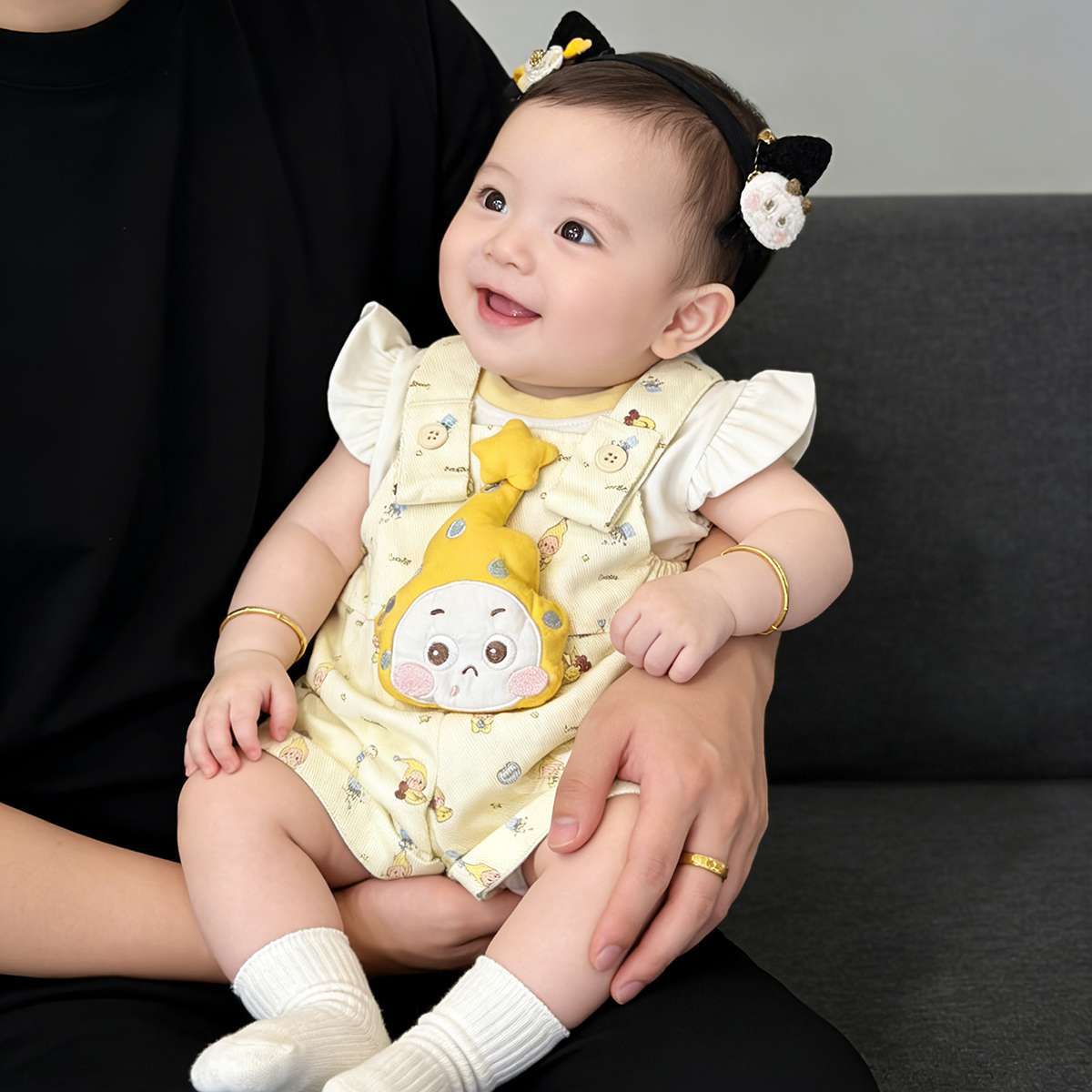 Children's Cute Fashion Cartoon Western Style Suspender Jumpsuit, Climbing Suit