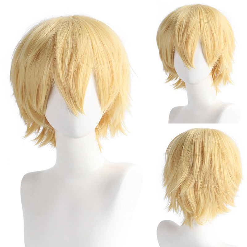 Short Hair Closing Face Top Optional Mao Style Cos Wig