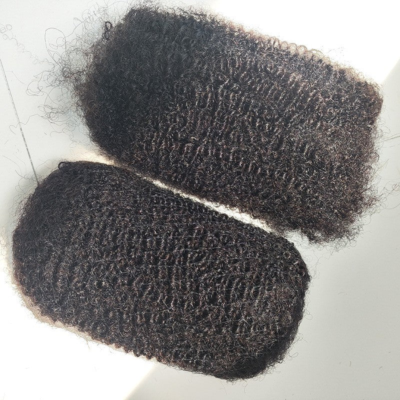 Unique Natural Color Human Braided Extension Real Hair Wig
