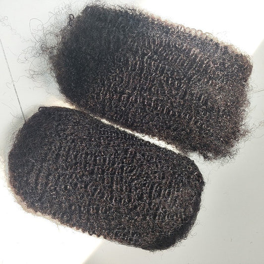 Unique Natural Color Human Braided Extension Real Hair Wig