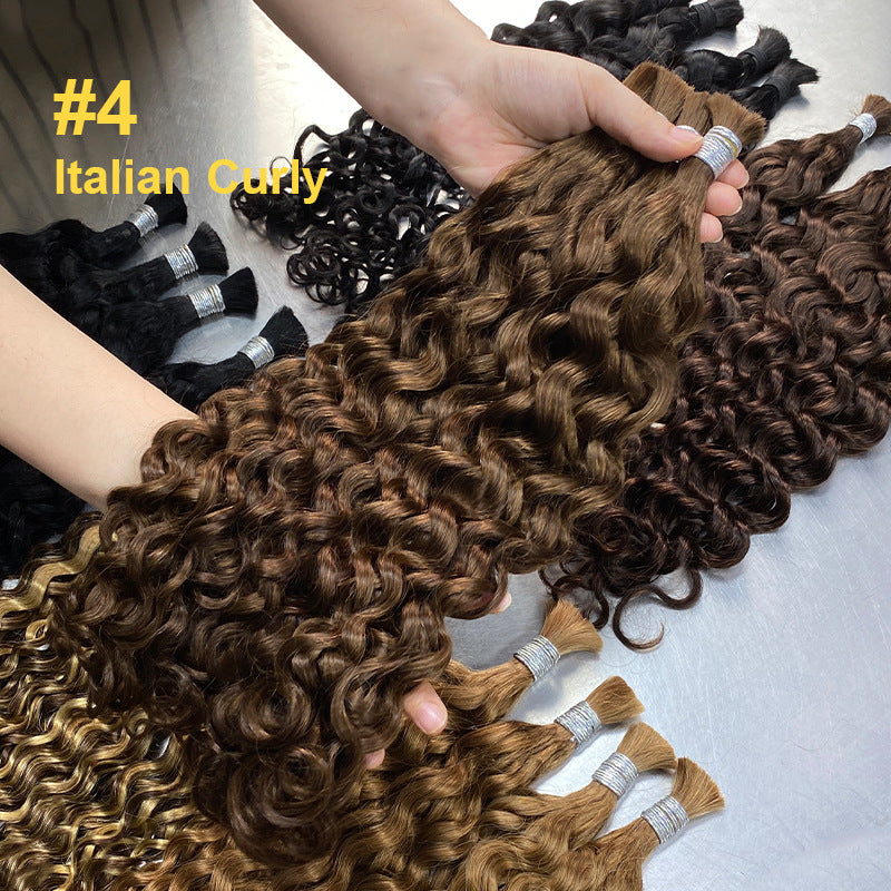 Durable Pretty Human Bulk Color Band Real Hair Wig