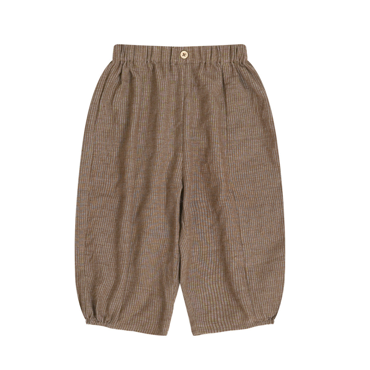 Children's Coconut Island Rhythm Summer Cropped Solid Color Casual Children's Pants