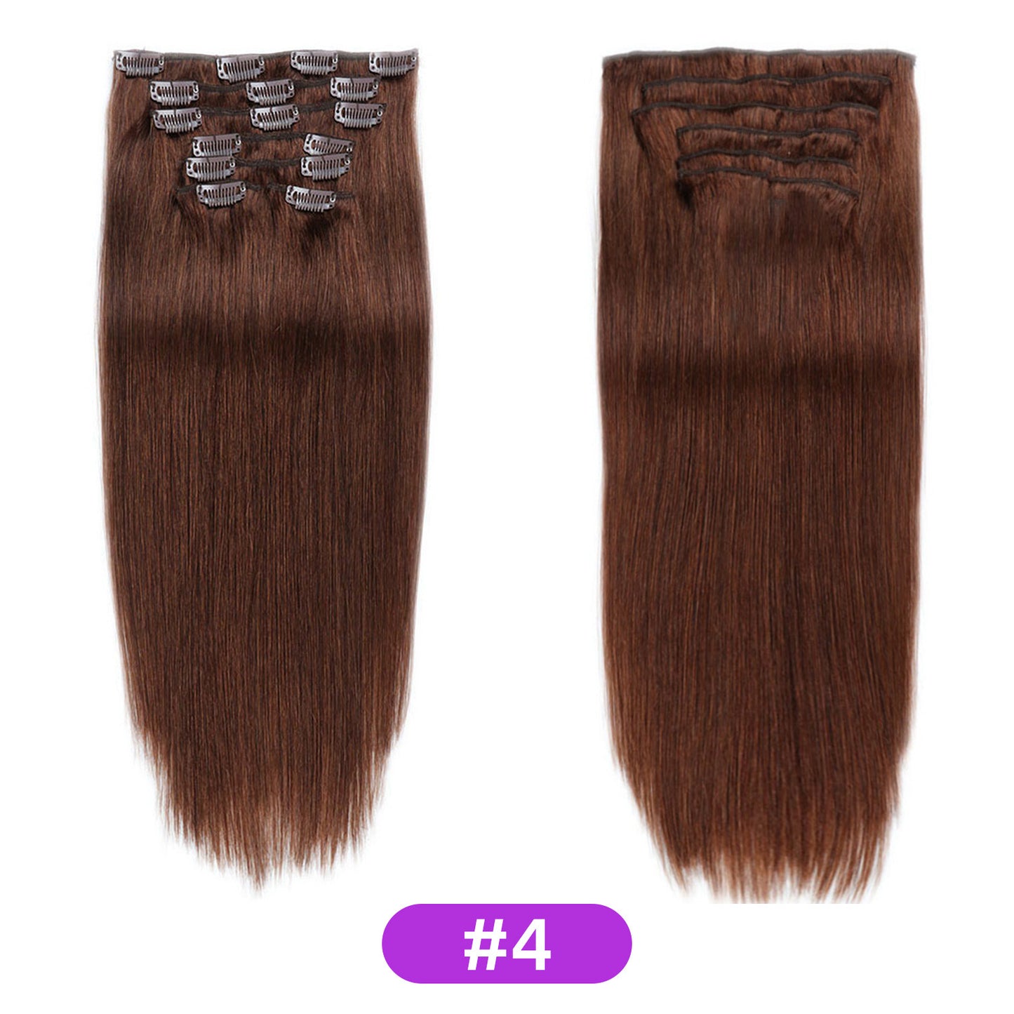 Hair Hairpiece Clip Female Long Straight Wig
