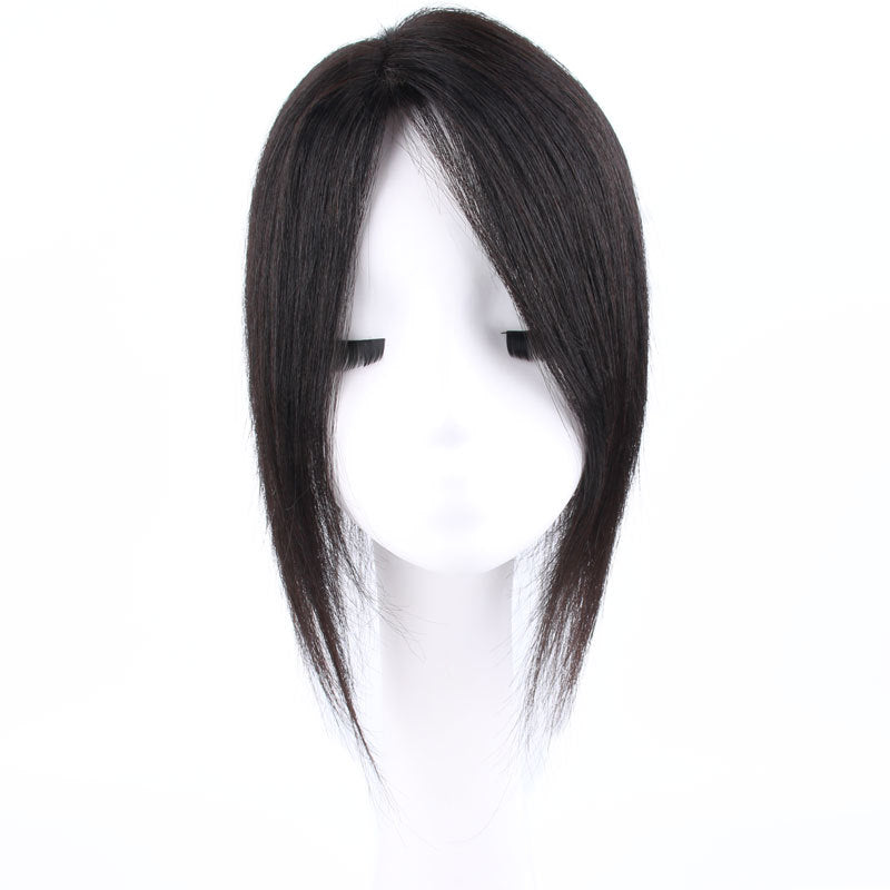 Real Hair Red Net Partial Points Wig