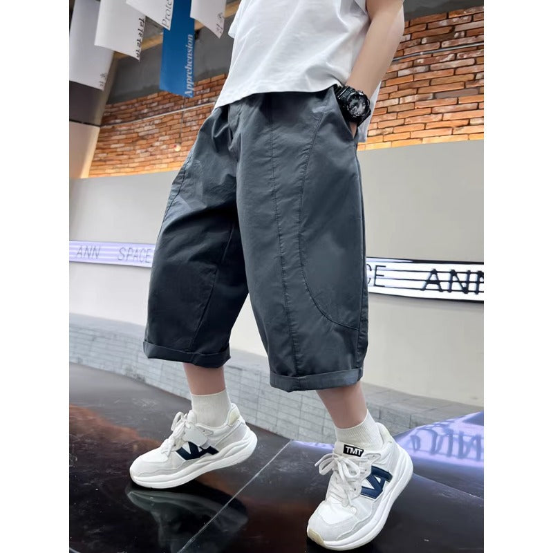 Children's Summer Casual Shorts Trendy Handsome Fashionable Clothing Boy's Fried Street Children's Pants