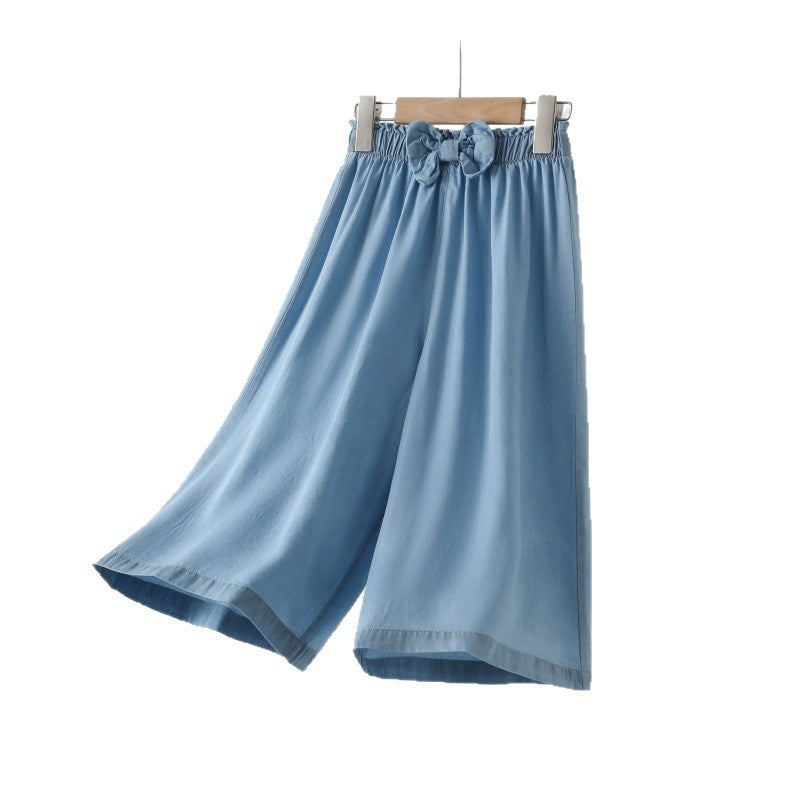 Children's Medium Big Machete Washed Jeans Casual Children's Pants