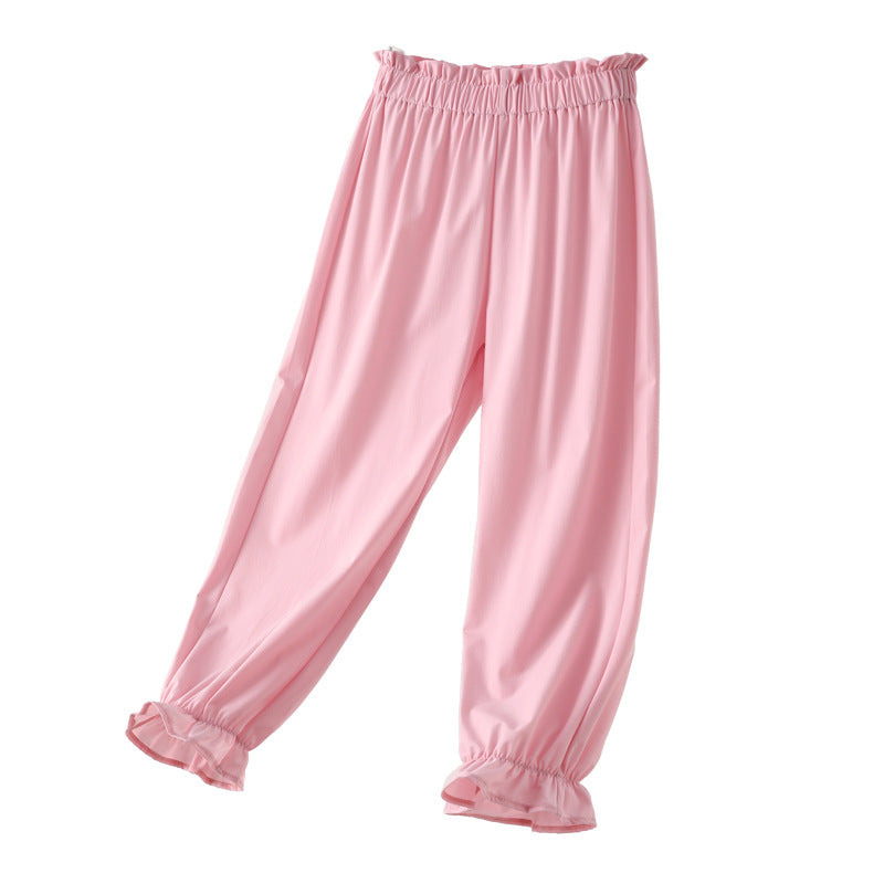 Children's Thin Trousers Summer Boys Medium Big Breathable Children's Pants