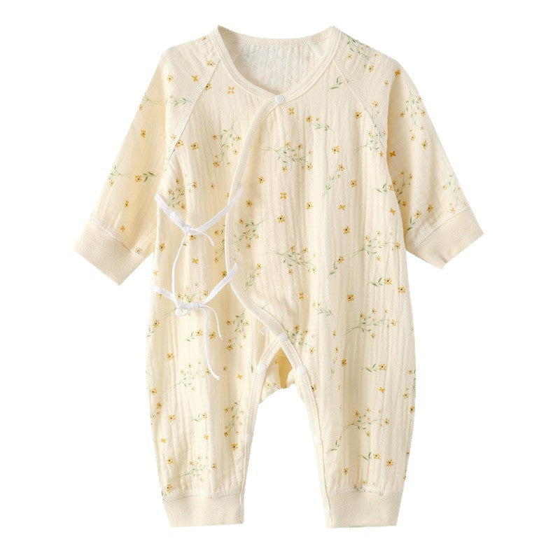 Class Antibacterial Born Cotton Gauze Jumpsuit Jumpsuit, Climbing Suit